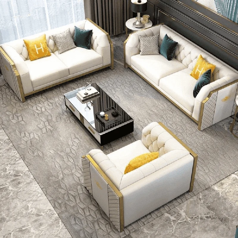 Hybrid mattresses combining foam and innerspring technologyBentley Luxury Chesterfield Sofa Set In Off White Hybrid mattresses combining foam and innerspring technologyBentley Luxury Chesterfield Sofa Set In Off White