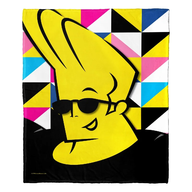 Chenille blankets with a thick and fuzzy textureCartoon Network's Johnny Bravo Silk Touch Throw Blanket Geometric Johnny Chenille blankets with a thick and fuzzy textureCartoon Network's Johnny Bravo Silk Touch Throw Blanket Geometric Johnny