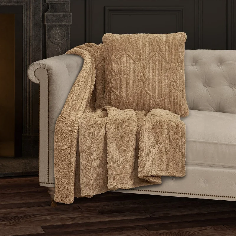 Microfiber blankets that are durable and easy to care forCava Tufted Throw