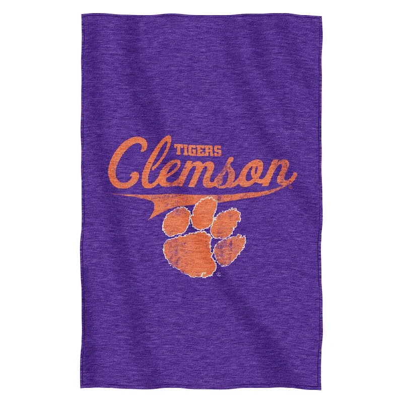 Cashmere blankets for ultimate softness and luxuryClemson Sweatshirt Throw Blanket