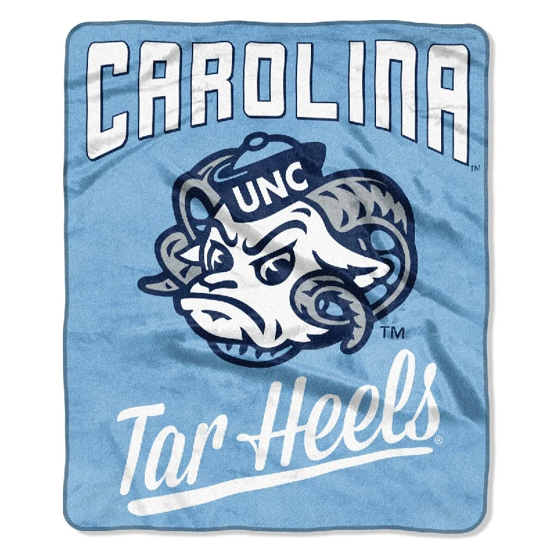 Cotton blankets for breathability and a lightweight feelCOL 0705 UNC Alumni Raschel