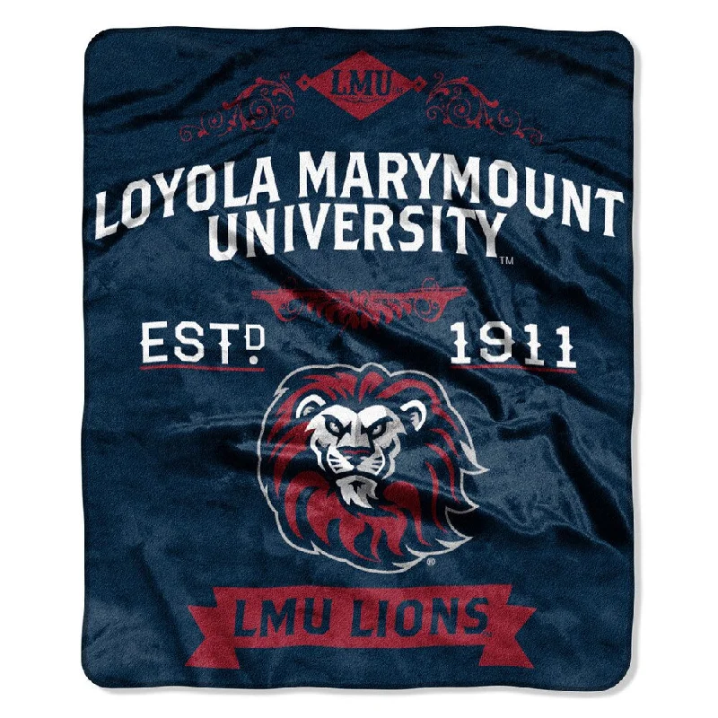 Recycled polyester blankets for an eco - conscious optionCOL 670 Loyola Marymount 'Label' Raschel Throw Recycled polyester blankets for an eco - conscious optionCOL 670 Loyola Marymount 'Label' Raschel Throw