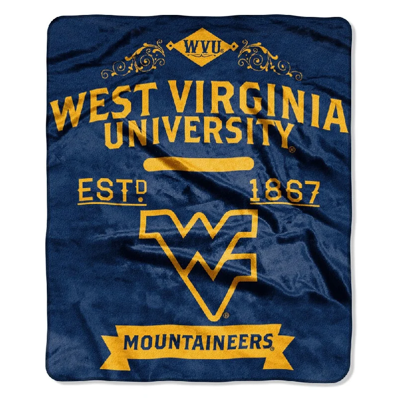 Recycled polyester blankets for an eco - conscious optionCOL 704 West Virginia Label Raschel