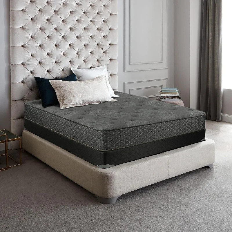 Natural latex and organic cotton blend mattressesCordell Grey 12-inch Mattress