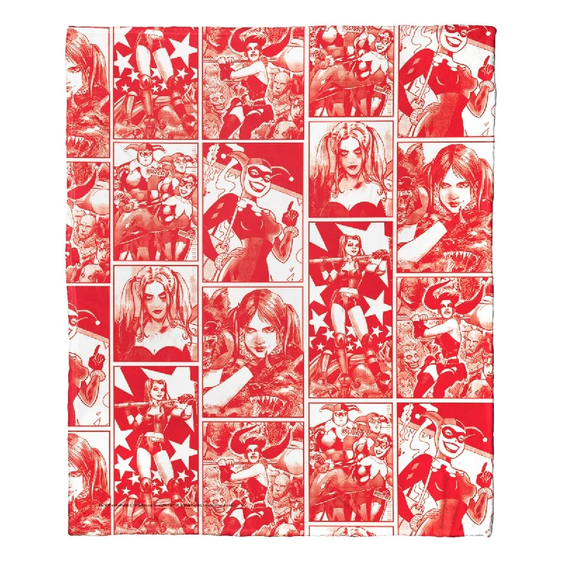 Alpaca wool blankets for a hypoallergenic and warm optionDC Comics Batman Silk Touch Throw Blanket Harley Collage
