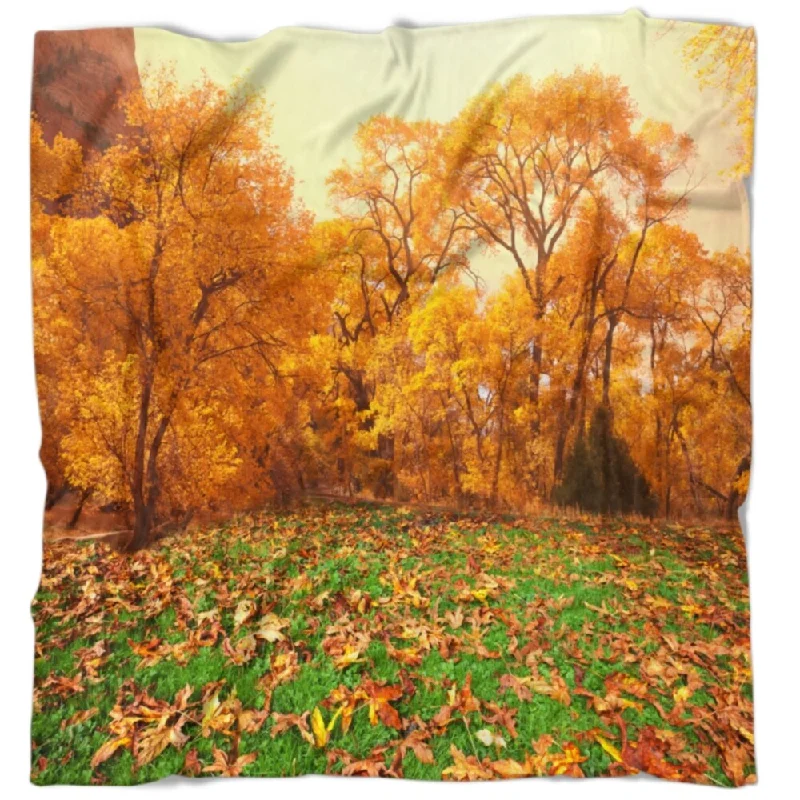Acrylic blankets for a soft and affordable alternativeDesignart 'Beautiful Autumn with Green Grass' Landscape Fleece Throw Blanket Acrylic blankets for a soft and affordable alternativeDesignart 'Beautiful Autumn with Green Grass' Landscape Fleece Throw Blanket
