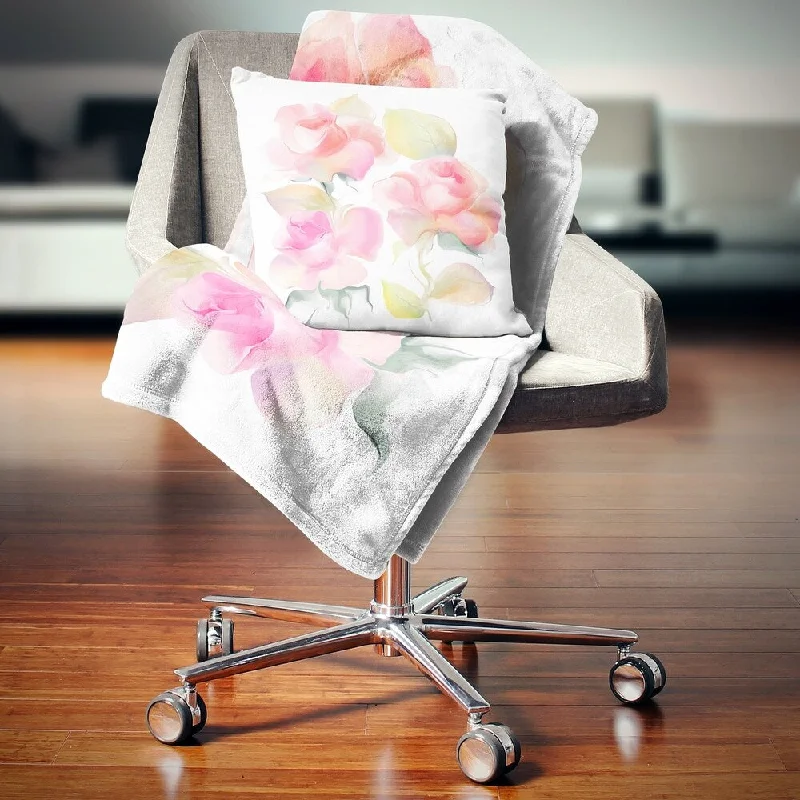 Cashmere blankets for ultimate softness and luxuryDesignart 'Beautiful Pink Rose Flowers' Animal Throw Blanket Cashmere blankets for ultimate softness and luxuryDesignart 'Beautiful Pink Rose Flowers' Animal Throw Blanket