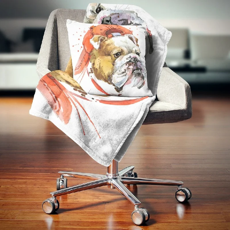 Microfiber blankets that are durable and easy to care forDesignart 'Bulldog Illustration Art' Animal Throw Blanket Microfiber blankets that are durable and easy to care forDesignart 'Bulldog Illustration Art' Animal Throw Blanket