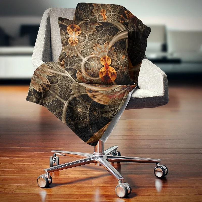 Acrylic blankets for a soft and affordable alternativeDesignart 'Dark Orange Symmetrical Flower' Abstract Throw Blanket Acrylic blankets for a soft and affordable alternativeDesignart 'Dark Orange Symmetrical Flower' Abstract Throw Blanket