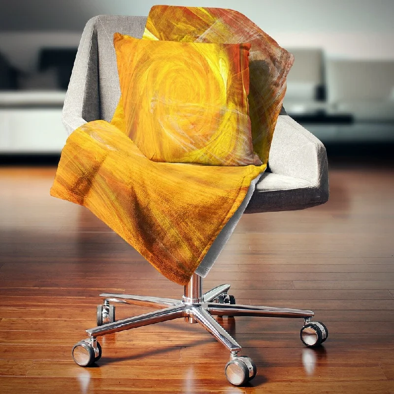 Cashmere blankets for ultimate softness and luxuryDesignart 'Mystic Abstract Fractal Rose' Abstract Throw Blanket