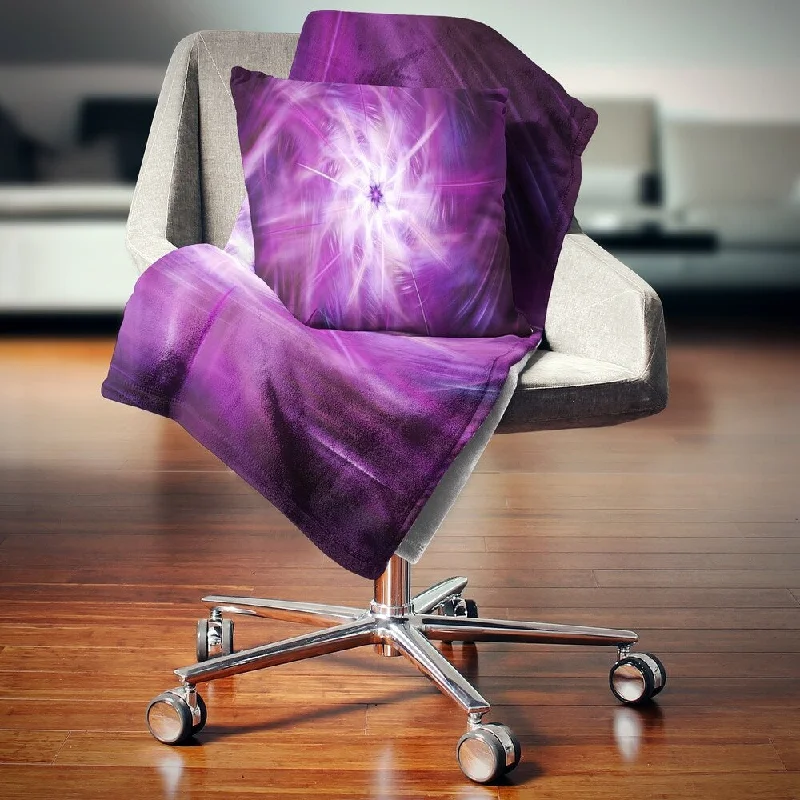 Cashmere blankets for ultimate softness and luxuryDesignart 'Rotating Bright Purple Fireworks' Floral Throw Blanket Cashmere blankets for ultimate softness and luxuryDesignart 'Rotating Bright Purple Fireworks' Floral Throw Blanket