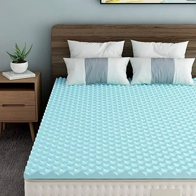Bamboo - charcoal infused mattresses for odor absorptionEgg Crate Design Memory Foam Bed Pad 1.5 inches Bamboo - charcoal infused mattresses for odor absorptionEgg Crate Design Memory Foam Bed Pad 1.5 inches
