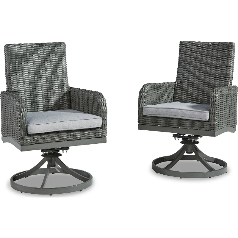 Polyester - foam mattresses for budget - friendly optionsElite Park Outdoor Swivel Chair w/Cushion (set of 2) - Gray Polyester - foam mattresses for budget - friendly optionsElite Park Outdoor Swivel Chair w/Cushion (set of 2) - Gray