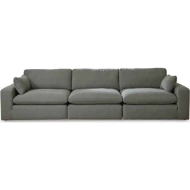 Polyester - foam mattresses for budget - friendly optionsElyza 3 Piece Sectional - Smoke