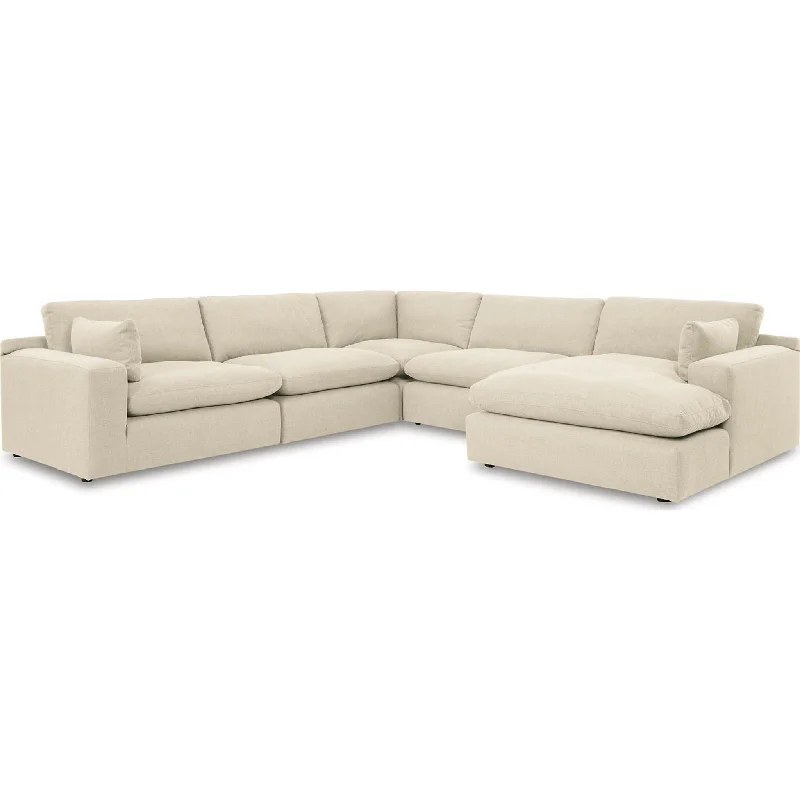 Wool - filled mattresses for natural insulation and moisture - wickingElyza 5 Piece Modular Sectional with Chaise Wool - filled mattresses for natural insulation and moisture - wickingElyza 5 Piece Modular Sectional with Chaise