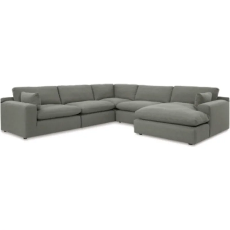 Bamboo - charcoal infused mattresses for odor absorptionElyza 5 Piece Sectional