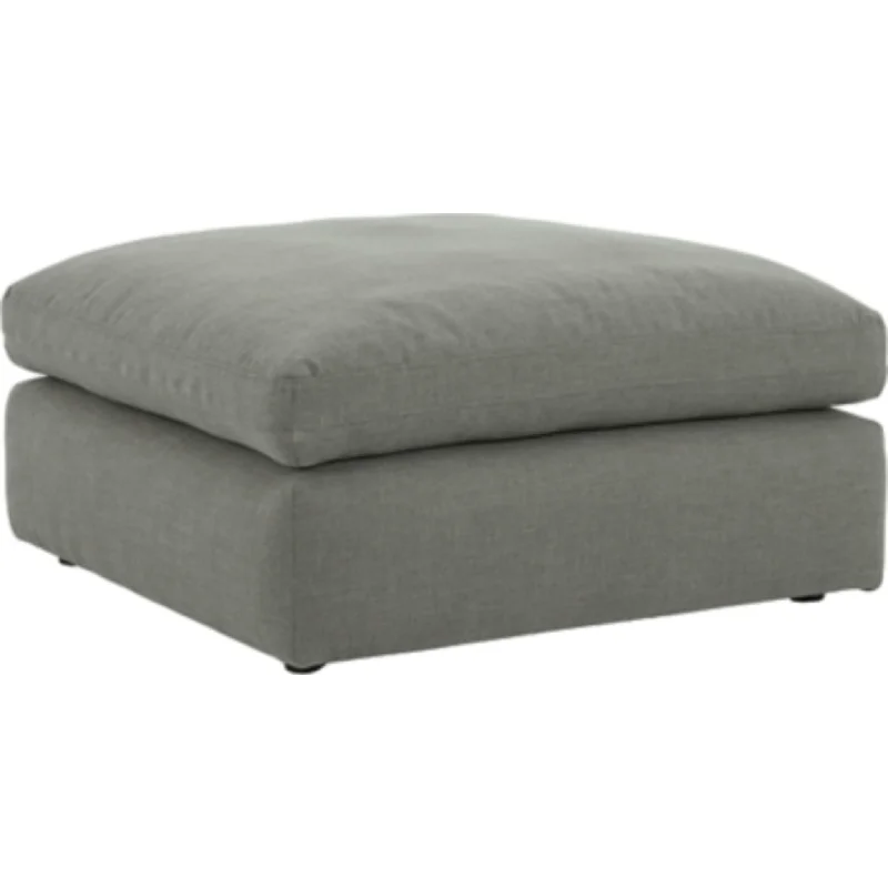 Gel - infused memory foam mattresses for cooler sleepElyza Oversized Accent Ottoman - Smoke Gel - infused memory foam mattresses for cooler sleepElyza Oversized Accent Ottoman - Smoke