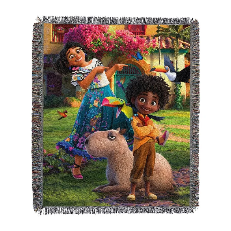 Microfiber blankets that are durable and easy to care forENT 051 Disney's Encanto, Woven Tapestry Throw Blanket, 48" x 60", Friends Together Microfiber blankets that are durable and easy to care forENT 051 Disney's Encanto, Woven Tapestry Throw Blanket, 48" x 60", Friends Together
