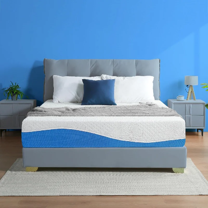 Organic cotton mattresses for a chemical - free sleep surfaceKing Mattress, 10 Inch Gel Memory Foam Mattress, Gel Infused for Comfort and Pressure Relief, Bed-in-a-Box, Medium Firm Organic cotton mattresses for a chemical - free sleep surfaceKing Mattress, 10 Inch Gel Memory Foam Mattress, Gel Infused for Comfort and Pressure Relief, Bed-in-a-Box, Medium Firm