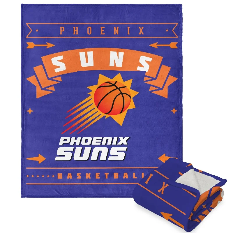 Chenille blankets with a thick and fuzzy textureNBA Phoenix Suns Hardwood Classics Silk Touch Sherpa Throw Blanket
