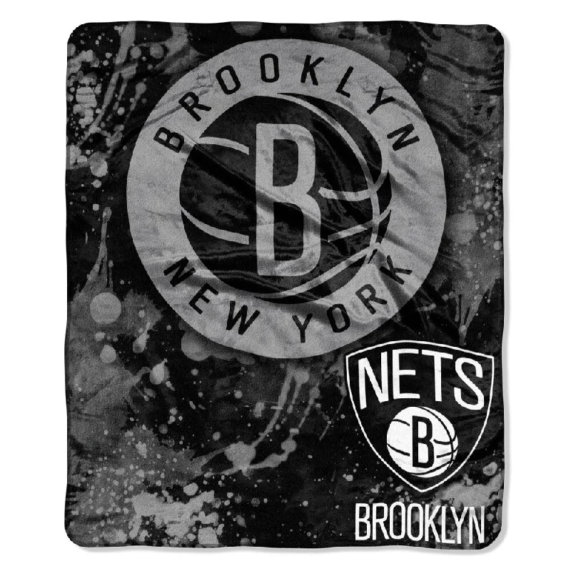 Rayon from bamboo blankets for a silky and breathable feelNBA Raschel 0702 Nets Drop Down Throw