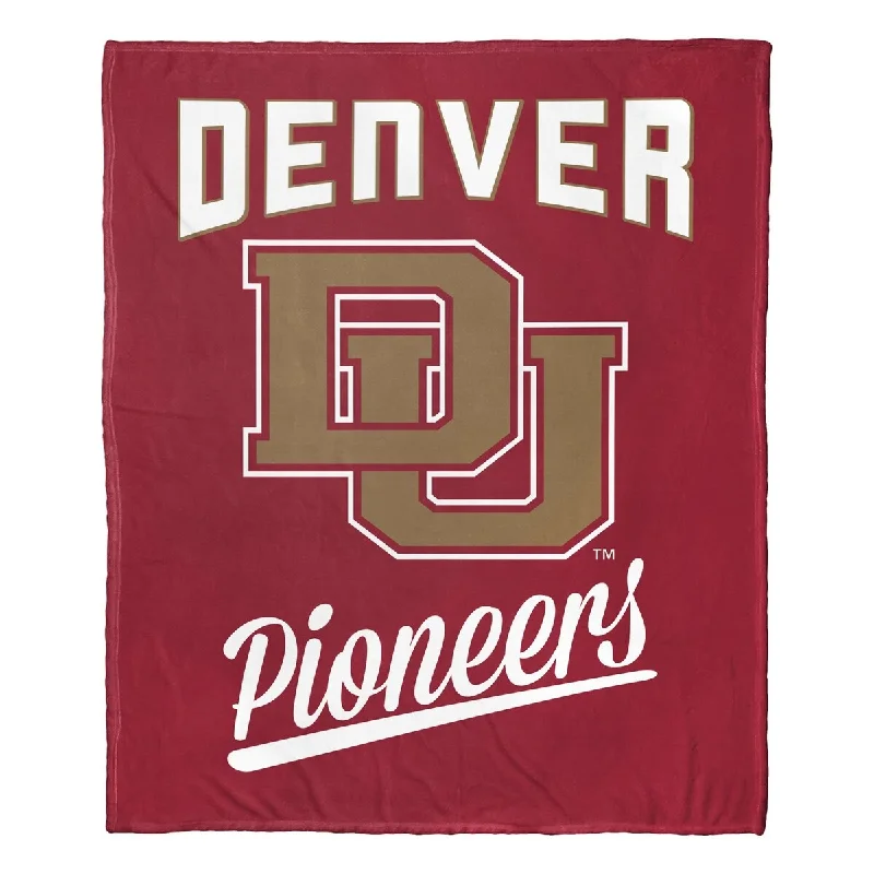 Microfiber blankets that are durable and easy to care forNCAA Denver Alumni Silk Touch Throw
