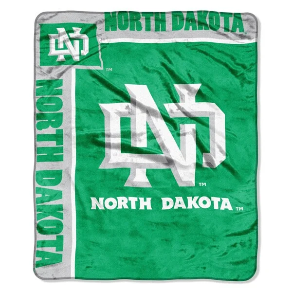 Rayon from bamboo blankets for a silky and breathable feelNCAA Raschel University of North Dakota School Spirit Throw