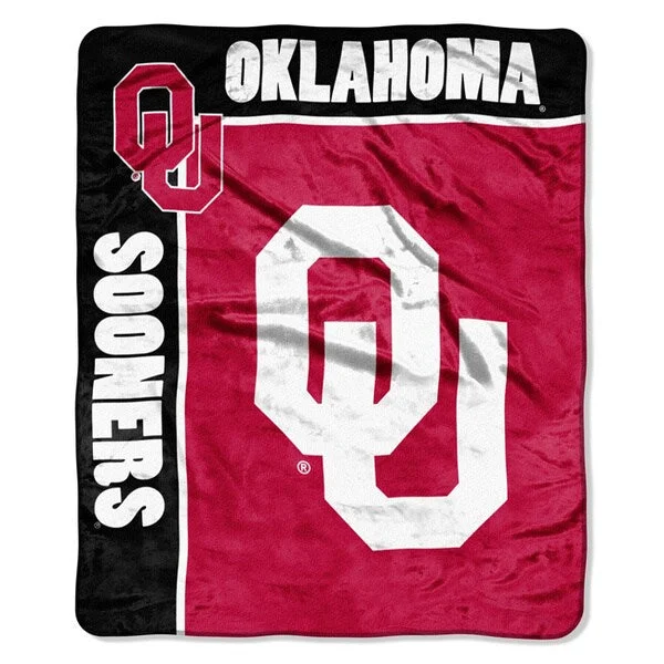 Recycled polyester blankets for an eco - conscious optionNCAA Raschel University of Oklahoma Sooners School Spirit Throw