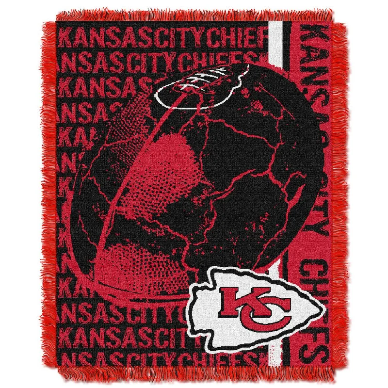 Mohair blankets with a unique sheen and softnessNFL 019 Chiefs Double Play Throw
