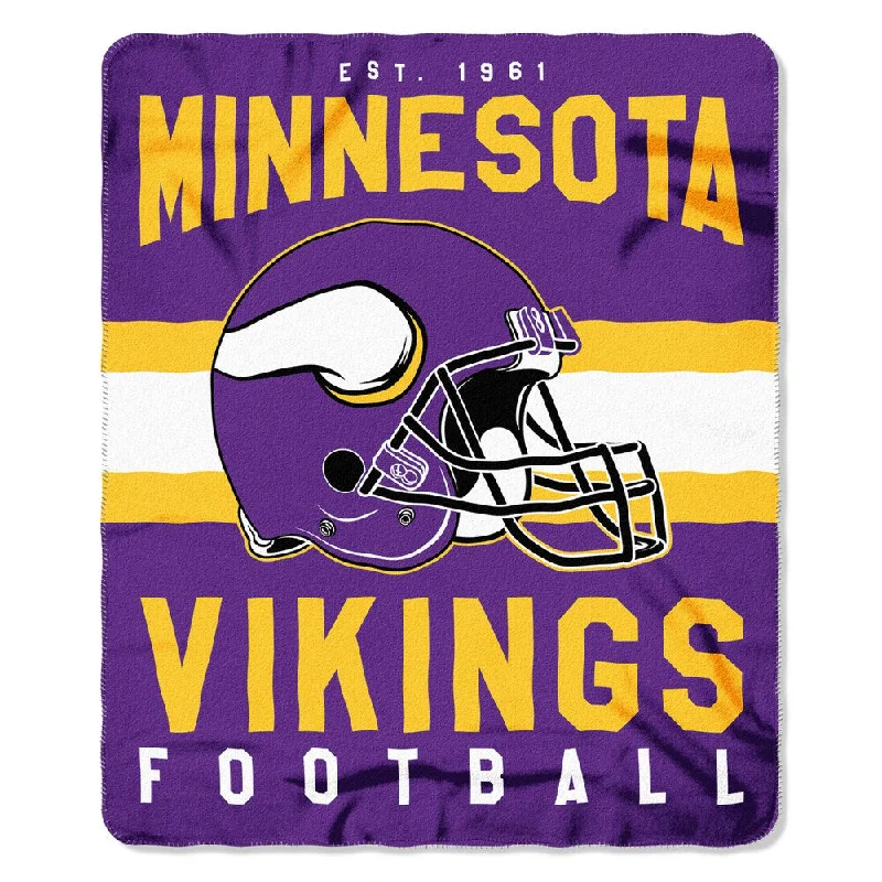 Wool blankets with natural warmth and insulationNFL 031 Vikings Singular Fleece Throw