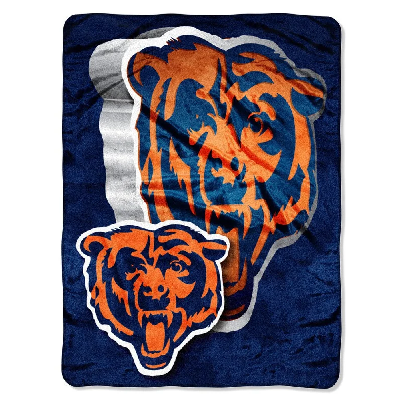 Wool blankets with natural warmth and insulationNFL 068 Bears Bevel Micro Throw