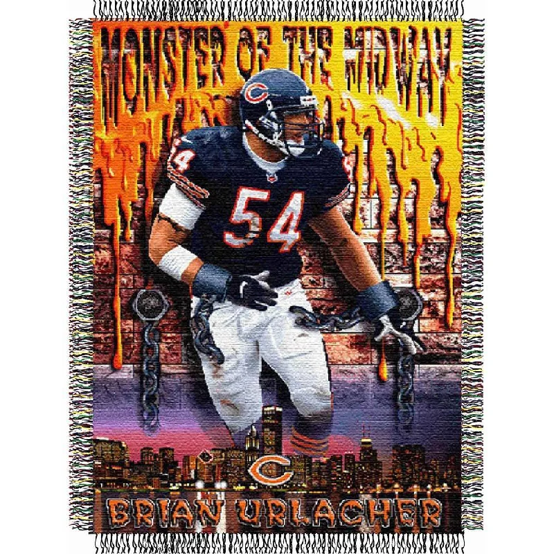 Acrylic blankets for a soft and affordable alternativeNFL Brian Urlacher Chicago Bears Woven Tapestry Throw Acrylic blankets for a soft and affordable alternativeNFL Brian Urlacher Chicago Bears Woven Tapestry Throw