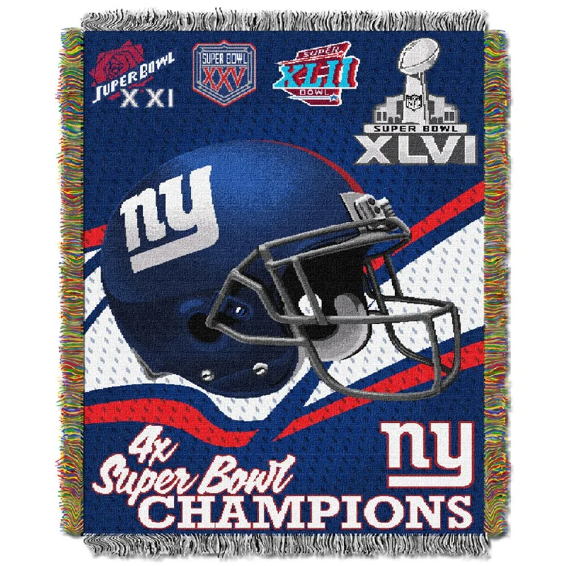 Chenille blankets with a thick and fuzzy textureNFL New York Giants Woven Tapestry Throw Chenille blankets with a thick and fuzzy textureNFL New York Giants Woven Tapestry Throw