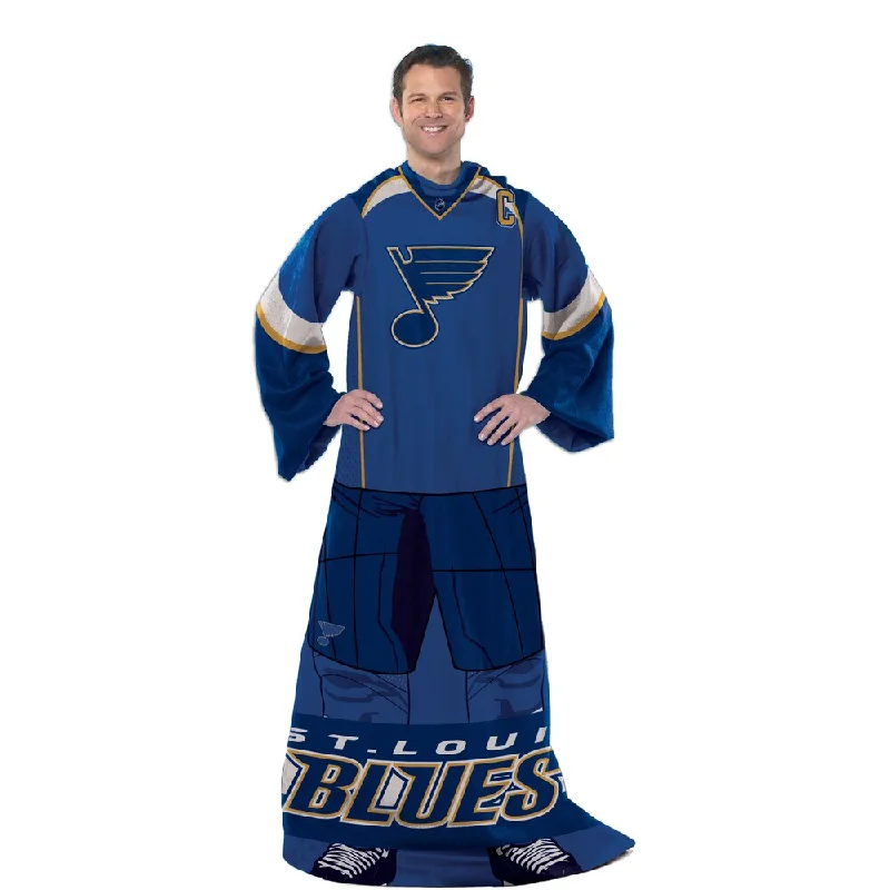Fleece blankets for a cozy and plush textureNHL 024 Blues Uniform Comfy Throw