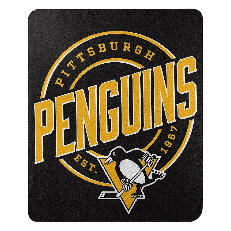 Wool blankets with natural warmth and insulationNHL 031 Penguins Campaign Fleece Throw