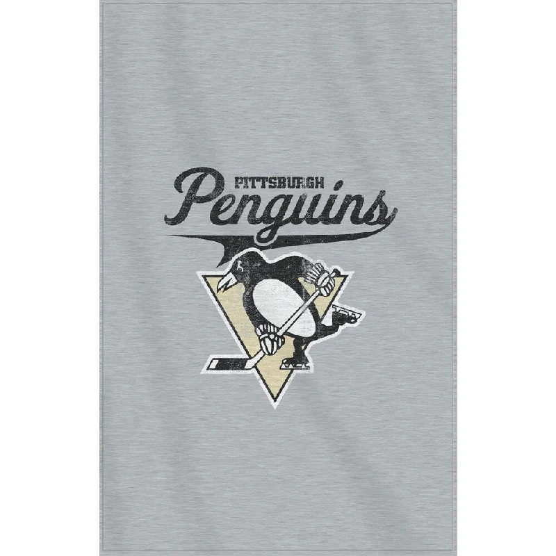 Microfiber blankets that are durable and easy to care forNHL 100 Penguins Sweatshirt Throw