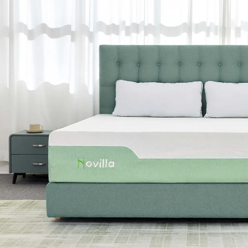 Gel - infused memory foam mattresses for cooler sleepNovilla 12-inch Medium Gel Memory Foam Mattress Gel - infused memory foam mattresses for cooler sleepNovilla 12-inch Medium Gel Memory Foam Mattress