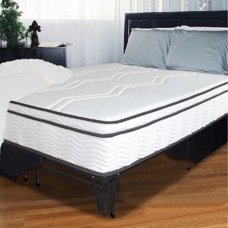 Hybrid mattresses combining foam and innerspring technologyPriage by Zinus Hybrid 11 inch Gel Memory Foam iCoil Mattress and Foundation Set Hybrid mattresses combining foam and innerspring technologyPriage by Zinus Hybrid 11 inch Gel Memory Foam iCoil Mattress and Foundation Set