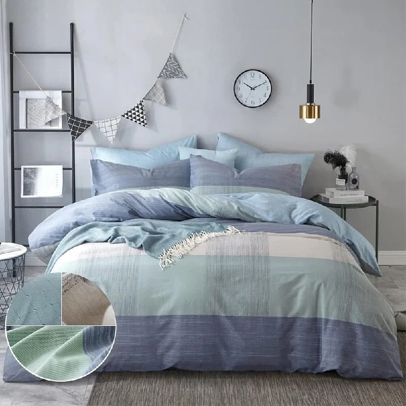 Acrylic blankets for a soft and affordable alternativeQueen/Full Size Soft Cotton Patchwork Modern Bedding Set Blue Acrylic blankets for a soft and affordable alternativeQueen/Full Size Soft Cotton Patchwork Modern Bedding Set Blue