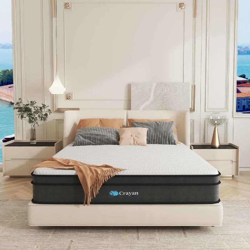 Wool - filled mattresses for natural insulation and moisture - wickingQueen Mattress, 10 Inch Hybrid Memory Foam Mattress, Queen Mattresses in a Box with Pocket Spring for Motion Isolation Wool - filled mattresses for natural insulation and moisture - wickingQueen Mattress, 10 Inch Hybrid Memory Foam Mattress, Queen Mattresses in a Box with Pocket Spring for Motion Isolation