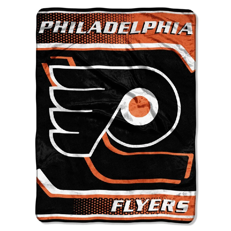 Recycled polyester blankets for an eco - conscious optionRaschel NHL Philadelphia Flyers Banner Throw Recycled polyester blankets for an eco - conscious optionRaschel NHL Philadelphia Flyers Banner Throw