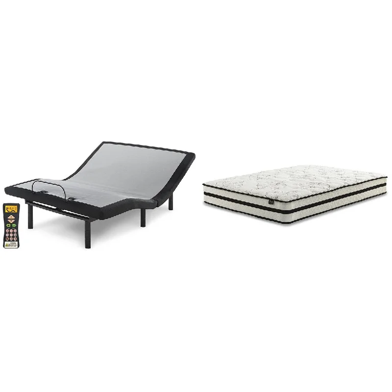 Organic cotton mattresses for a chemical - free sleep surfaceSignature Design by Ashley Chime 10 Inch Hybrid Black/White 2-Piece Mattress Package Organic cotton mattresses for a chemical - free sleep surfaceSignature Design by Ashley Chime 10 Inch Hybrid Black/White 2-Piece Mattress Package