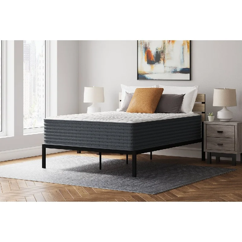 Hybrid mattresses combining foam and innerspring technologySignature Design by Ashley Hybrid 1400 White Mattress Hybrid mattresses combining foam and innerspring technologySignature Design by Ashley Hybrid 1400 White Mattress