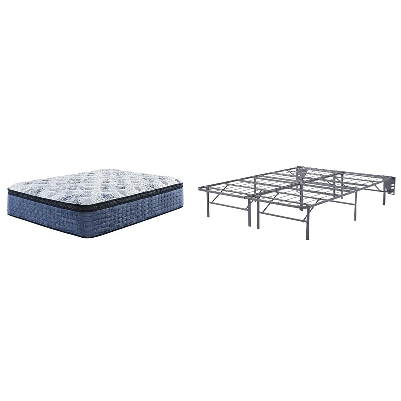 Latex mattresses with natural bounce and breathabilitySignature Design by Ashley Mt Dana Euro Top White/Blue 2-Piece Queen Mattress Package Latex mattresses with natural bounce and breathabilitySignature Design by Ashley Mt Dana Euro Top White/Blue 2-Piece Queen Mattress Package