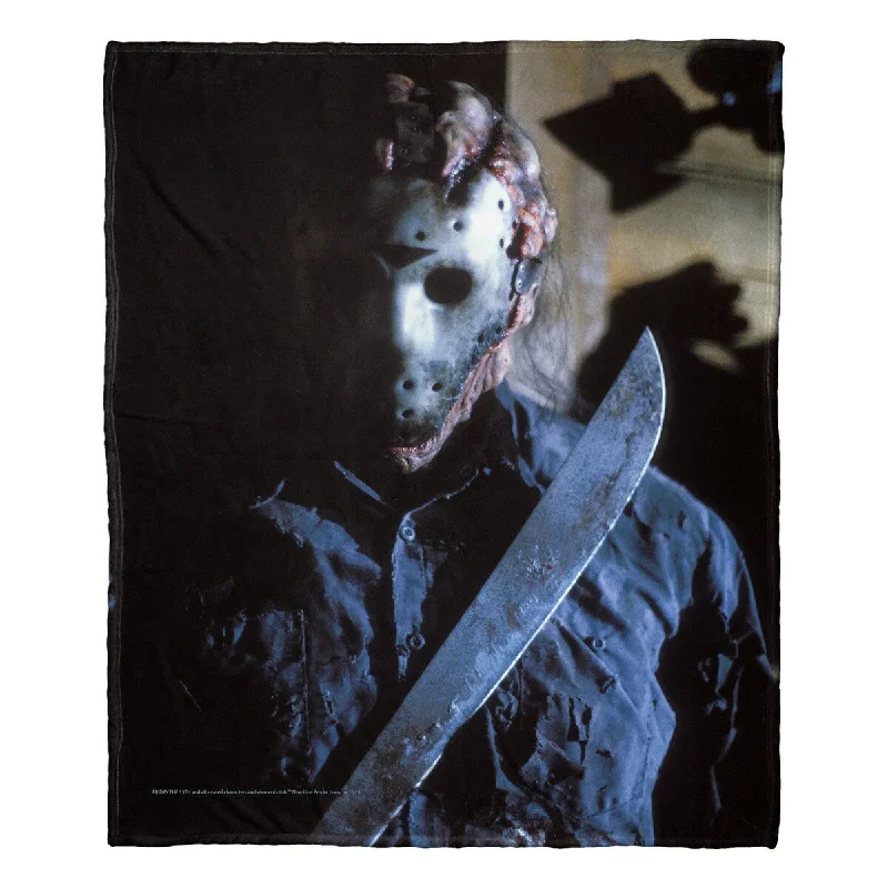 Queen - size blankets for standard - sized bedsWarner Brothers Friday the 13th You're Dead Silk Touch Throw Blanket Queen - size blankets for standard - sized bedsWarner Brothers Friday the 13th You're Dead Silk Touch Throw Blanket
